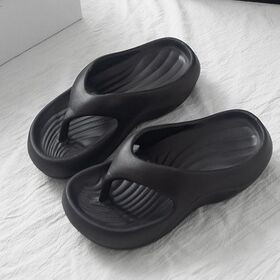 【ブラック／25-25.5cm】水に強く、歩きやすい超軽量EVAサンダル