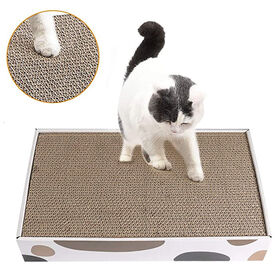 猫用 爪とぎダンボールBOX ダンボール3枚セットHEBENA