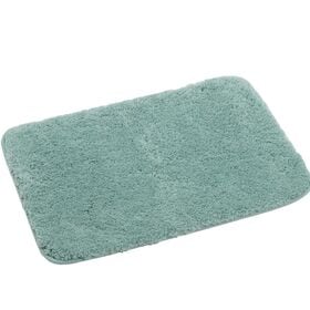 【グリーン/毛足3cm/40x60cm】ふわふわバスマット