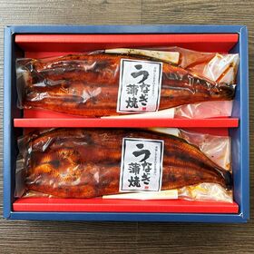 【2枚入り】鹿児島県産 うなぎ 長蒲焼セット(お吸い物/タレ付き)