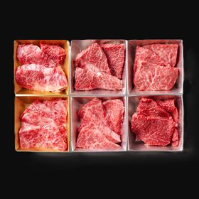 【計420g/各70g×6p】希少部位!お任せ焼肉6種盛りセット 九州産黒毛和牛【A4/A5】