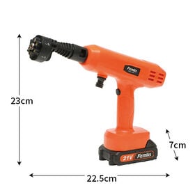 ファミラ 充電式コードレスハンディ高圧洗浄機DX 14点セット