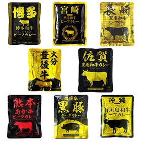 【8食セット】九州沖縄ご当地レトルトカレーセット