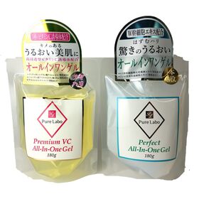 【各1個セット】ピュアラボパーフェクトオールインワンゲル＋プレミアムVCゲル | ヒト幹細胞エキス配合のオールインワンゲルとビタミンC誘導体配合のオールイワンゲルです。