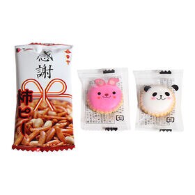 プチ袋ギフト 感謝柿ピーとアニマルヨーチ【16袋セット】