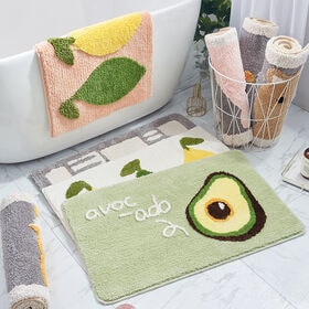 【アボカドグリーン】足ふきマット
