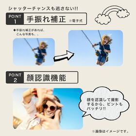 コンパクトデジタルカメラ AN-DC001BK ブラック