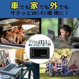 KEIYO 車載対応Wi-Fiルーター サクッとWi-Fi AN-S117