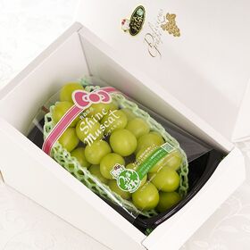 【約600g/1房】青森県産 つがりあんシャインマスカット 化粧箱入り【冷蔵】