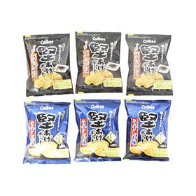 カルビー 堅あげポテト ミニサイズ 2種・計6コ（うすしお味...
