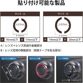 KEIYO ドライブレコーダー⽤偏光フィルター 貼るミエ OP-046ACA