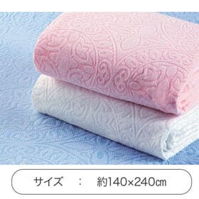 【ホワイト/1枚】今治産ジャガード織タオルシーツ