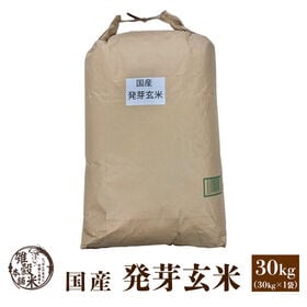 【30kg(30kg×1袋)】国産 発芽玄米  雑穀米【業務用サイズ】 | ビタミンミネラルが豊富！ギャバ・食物繊維もたっぷり！毎日のご飯を栄養満点、プチプリ食感に！