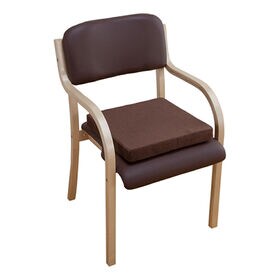 【ダークブラウン】日本製 立ち座りサポートチェア 完成品 低...