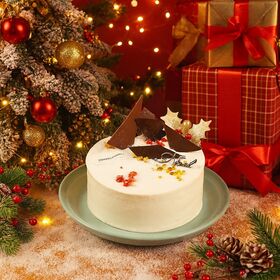 【12/22着】【5号】ホワイトクリスマスを彩る純白の白金フロマージュショート