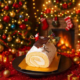 【12/22着】【1本】白金プレミアムジャージーブッシュドノエル(苺)