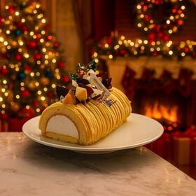 【12/22着】【1本】幻のさつまいもシルクスイートの白金モンブランブッシュドノエル