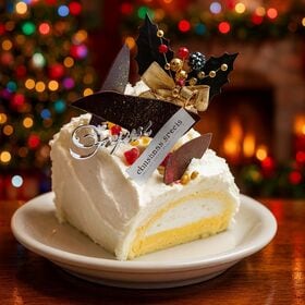 【12/22着】【1本】白金ブッシュドノエル《ハーフ》