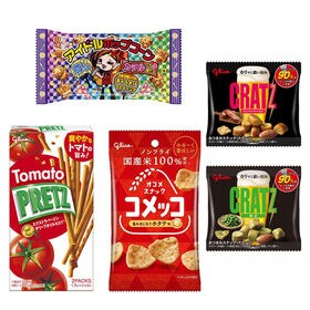 【5種・計9コ】キャラメルポップコーンとおつまみスナックセット