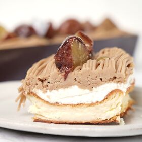 【1本】献上栗 山江栗のチーズケーキモンブラン