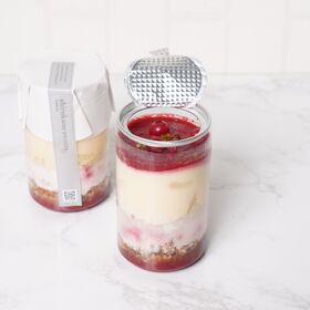 【4本】白金グラススイーツ（ホワイトティラミス フランボワーズ）