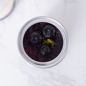 【4本】白金グラススイーツ（ホワイトティラミス ブルーベリー）