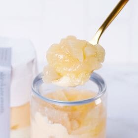 【4本】白金グラススイーツ（ホワイトティラミス ピーチ）