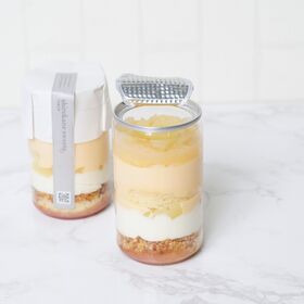 【4本】白金グラススイーツ（ホワイトティラミス ピーチ）