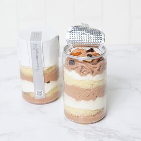 【4本】白金グラススイーツ（モンブラン ショコラ）