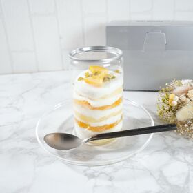 【4本】白金グラススイーツ（ショートケーキ オレンジ）