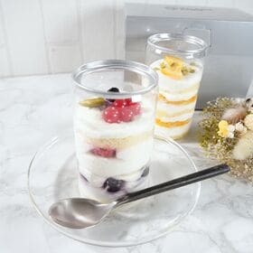 【4本】白金グラススイーツ（ショートケーキ2種アソート）