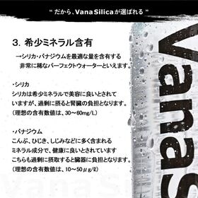 【550ml24本】VanaSilicaWater バナシリカウォーター バナジウム シリカ 天然水