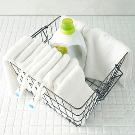 フェイスタオル【ホワイト 40枚セット】