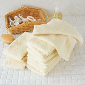 フェイスタオル【パールイエロー 40枚セット】