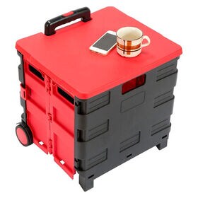 折りたたみフタ付きキャリー