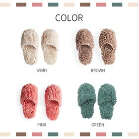 【ピンク】モップスリッパ