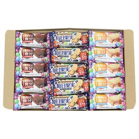 【計30個】グリコ バランスオンminiケーキ（20個）＆毎日果実プルーン＆ブルーベリー（10個）