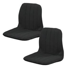 【ブラック/2個セット】背筋サポートリクライニングチェア