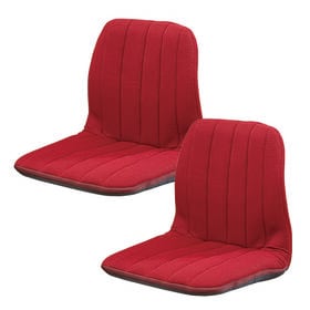 【レッド/2個セット】背筋サポートリクライニングチェア