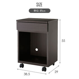 【ホワイト】職人が作るルーター収納キャビネット