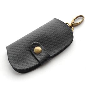 BEAMZSQUARE カーボンレザー（牛革）4連キーケース...