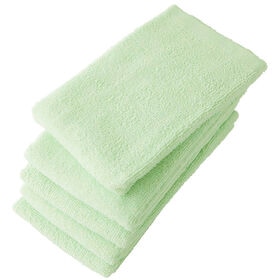 フェイスタオル【ライトグリーン  5枚セット】