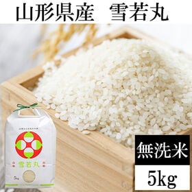 【5kg】令和7年産 山形県産 雪若丸 (無洗米)
