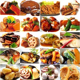 【20種20食】主菜・副菜を揃えた手作り惣菜セット／時短調理。肉・魚・野菜いろんな味が楽しめる♪