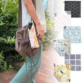 【モザイク】Eooplus カラビナ付くっつくタオル