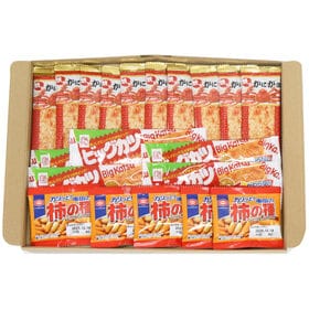 【計20コ】柿の種・ビッグカツ・焼きかにかま すぐ飲めるおつまみセット