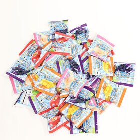 【4種計40個】凍らせて食べる フルーツミックスシャーベット（ピーチ、マンゴー、グレープ、アップル）