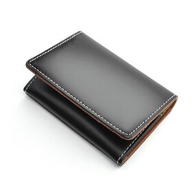 BEAMZSQUARE ブラックダイヤ 馬革 名刺入れ カー...