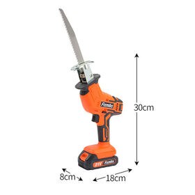 充電式コードレスのこぎり6点セット 替え刃2枚付き