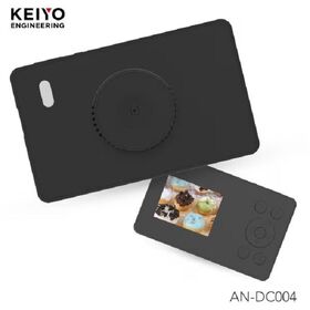 KEIYO デジタルカメラ 超スリム！ポケットサイズデジタルカメラ AN-DC004BK ブラック